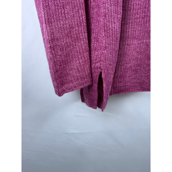 Women's Eileen Fisher Linen Sweater Pink Size XL - Picture 4 of 8